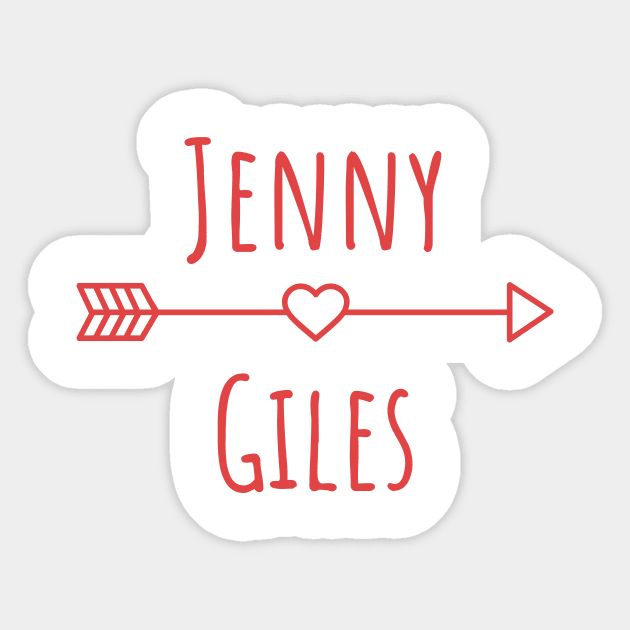 Jenny Sticker by ryanmcintire1232